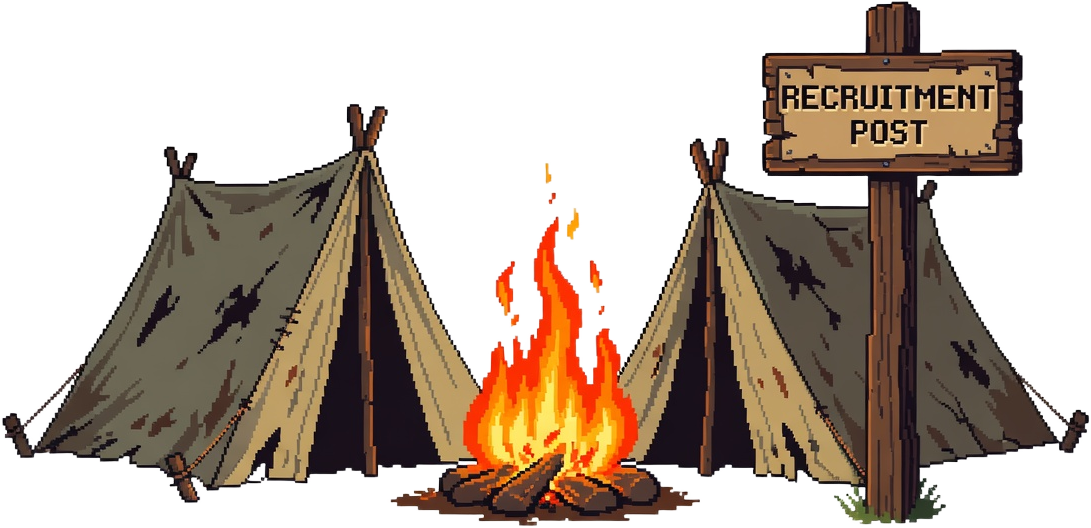 Pixel Recruitment Post Campfire