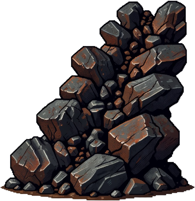 Pixel Iron Vein Resource