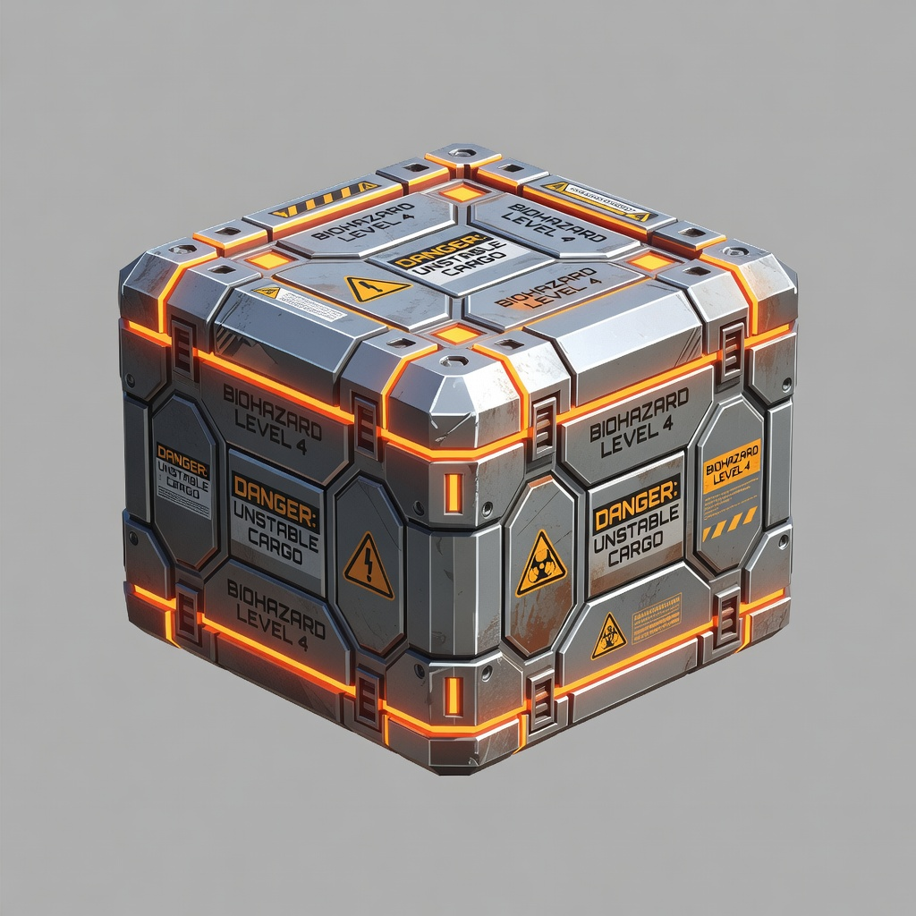 Sci-fi Cargo Crate Concept