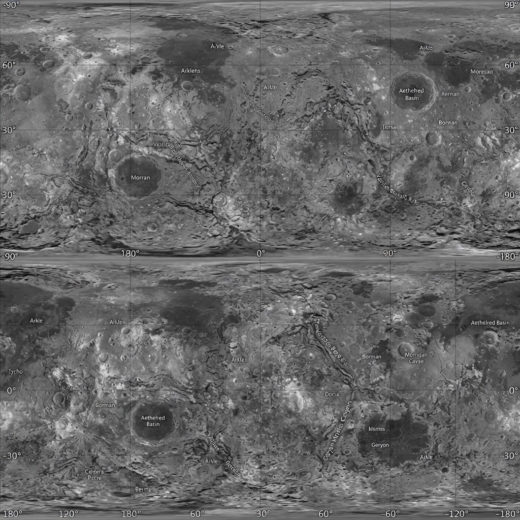 Image: Seamless equirectangular planet surface texture ma