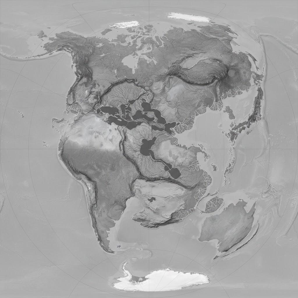Image: Seamless equirectangular planet surface texture ma
