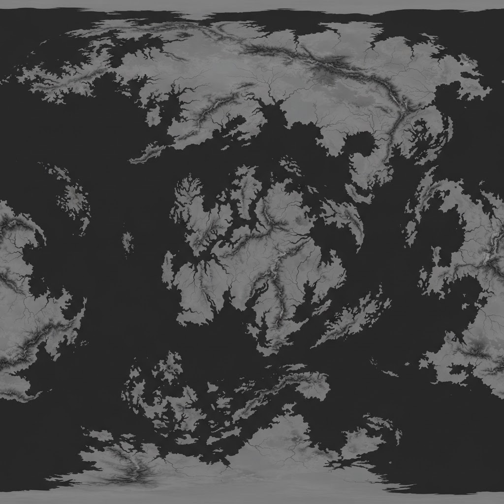 Image: Seamless equirectangular planet surface texture ma