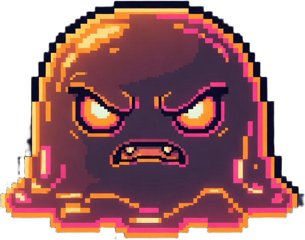 Space Blob Enemy - Front Facing