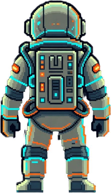 Rear-View Astronaut Player