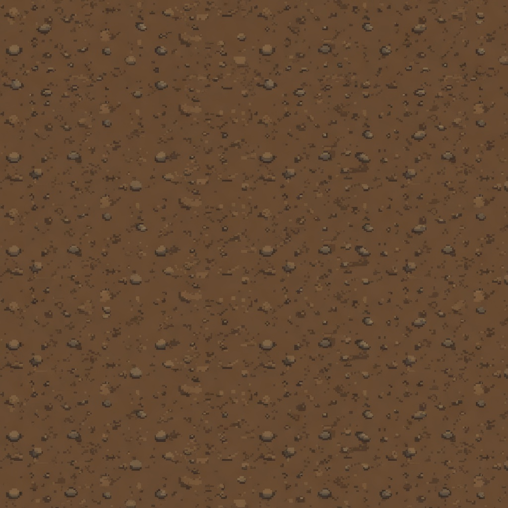 Dirt Path Tile - Pixel Art Seamless
