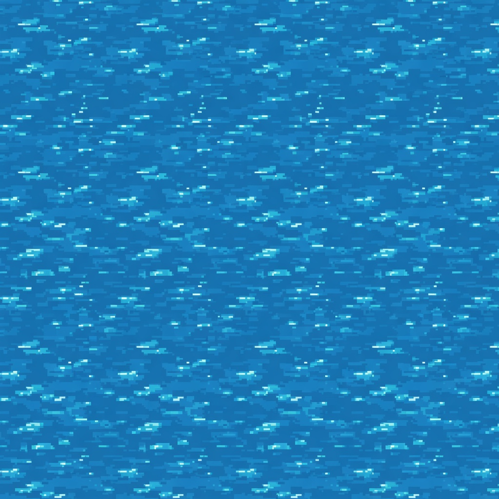 Water Tile - Pixel Art Seamless