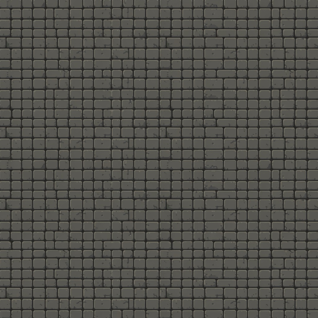 Cobblestone Tile - Pixel Art Seamless