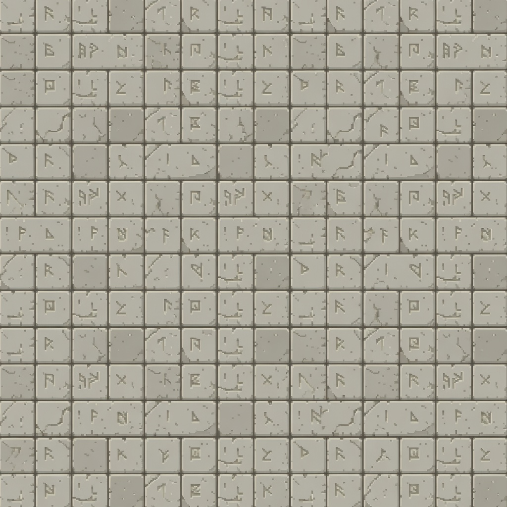 Weathered Stone Tile - Pixel Art Seamless