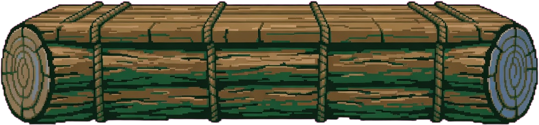 Wooden Log Platform Prop
