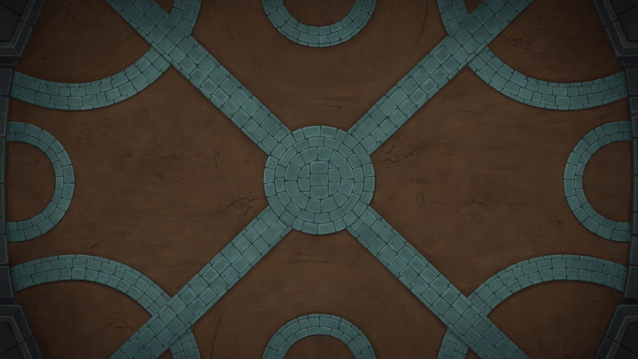 Top-Down Fantasy Arena Backdrop