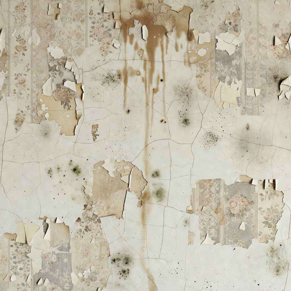 Aged Peeling Plaster Wall
