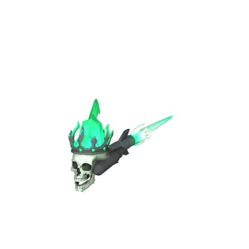 Necrotic Flaming Skull
