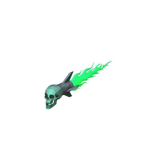Emerald Skull Projectile