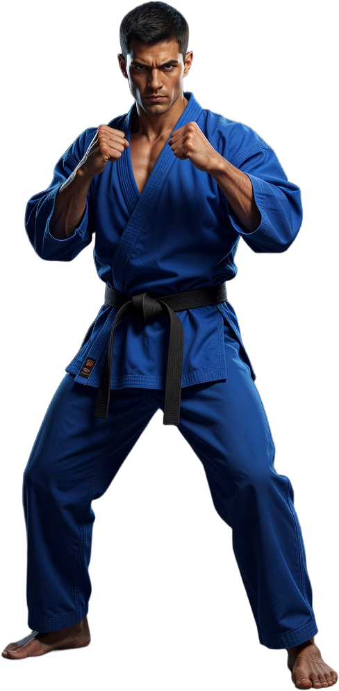 Blue-Gi Karate Fighter Key Art