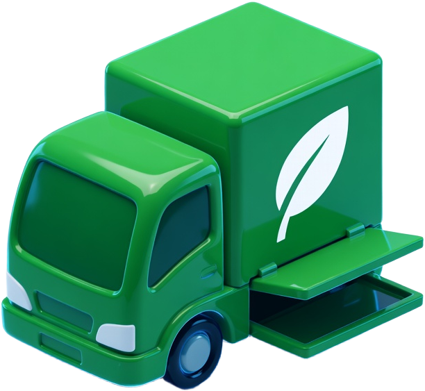 Green Truck Loading Gate