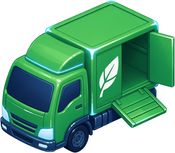 Parcel Sort - Green Truck Loading Gate