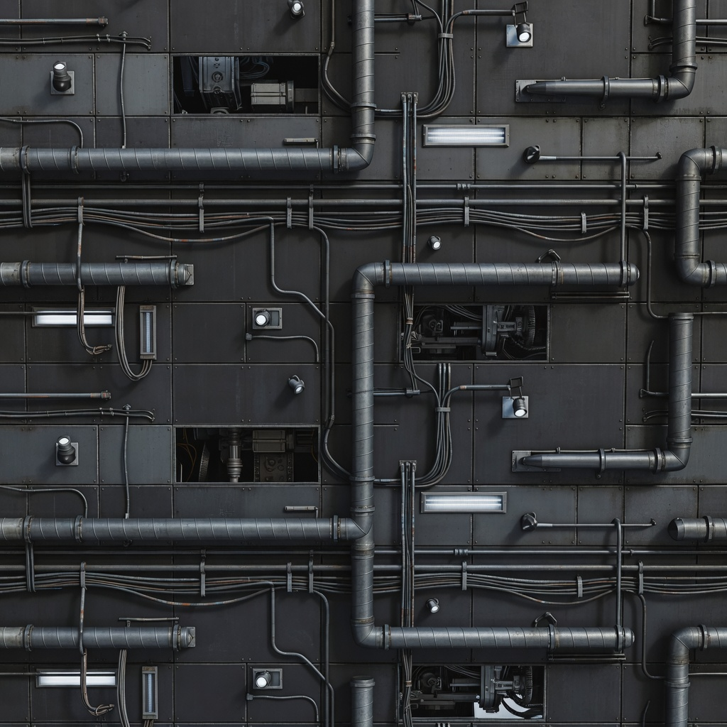 Sci-fi Ceiling Pipes