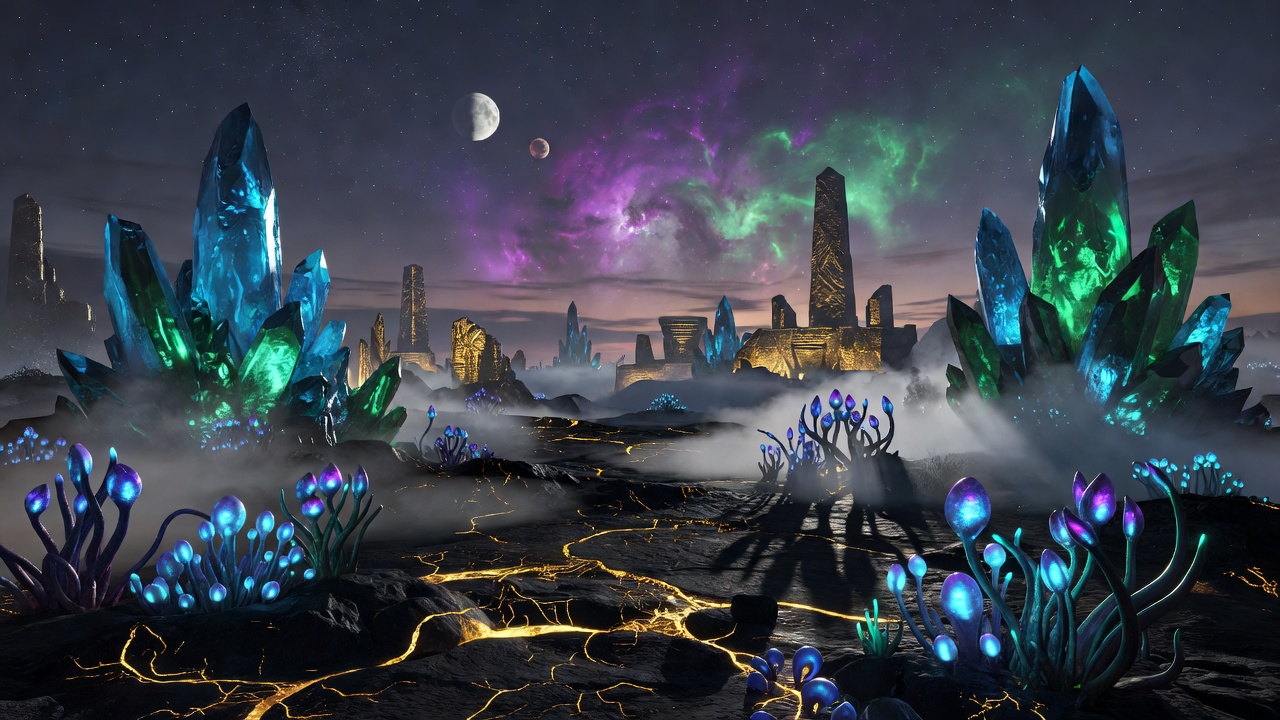 Bonus Background - Alien Planet Surface