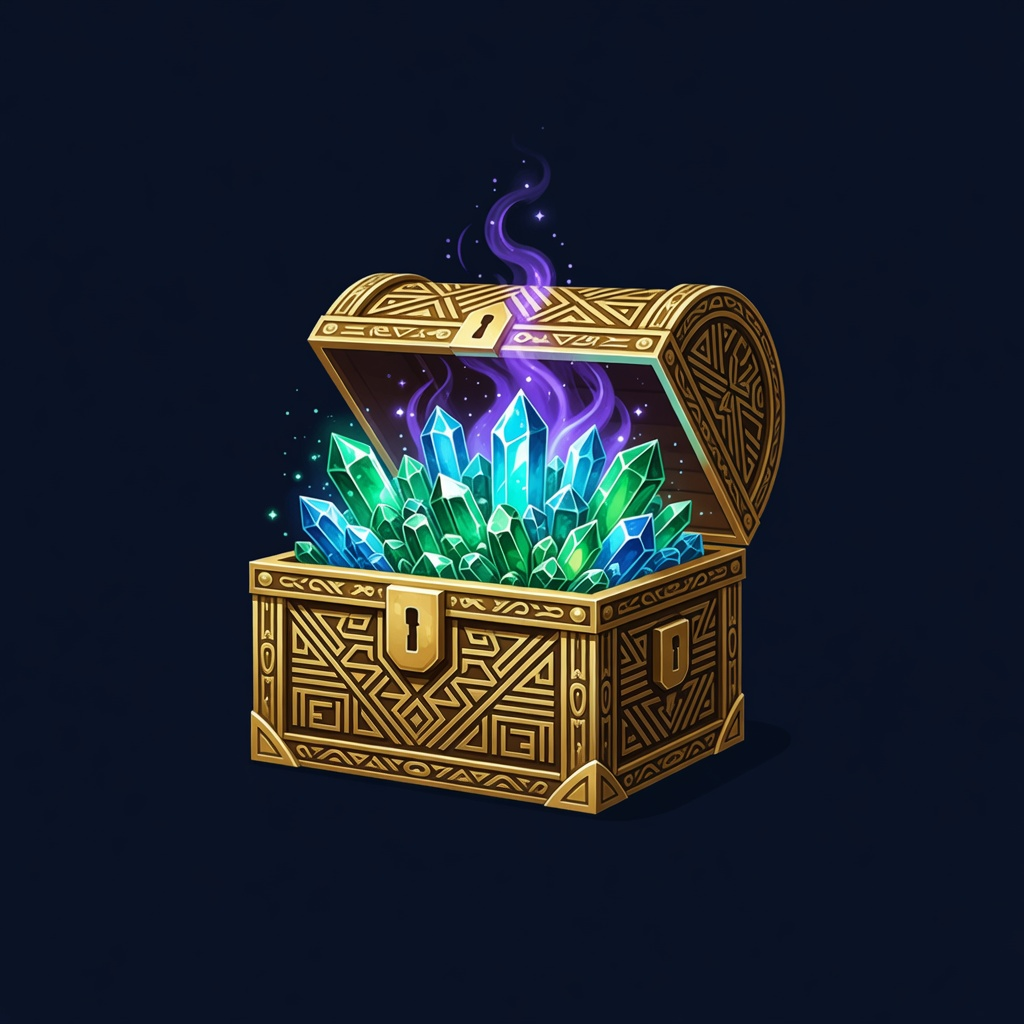 Slot Symbol - Jackpot (Alien Treasure Chest)