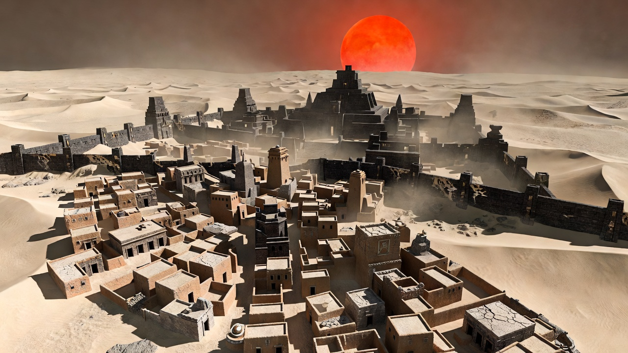 Athasian City-State Map Backdrop