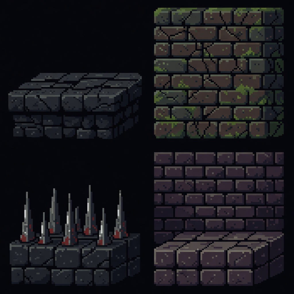 Dungeon Tilesheet - 32x32 Grid