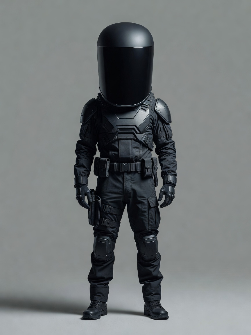 Type 1 - Faceless Enforcer (Corrected Blank Helmet)