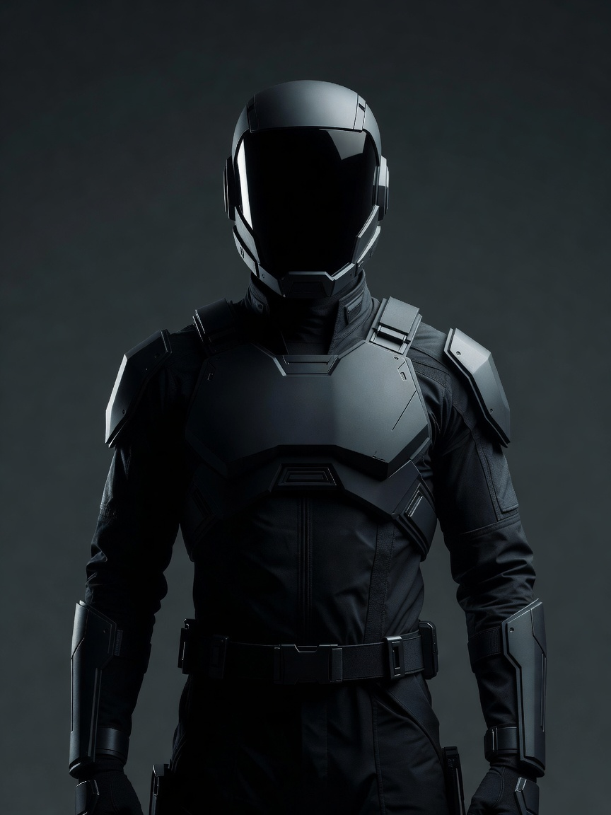 Type 1 - Faceless Enforcer (Normal Proportional Helmet)