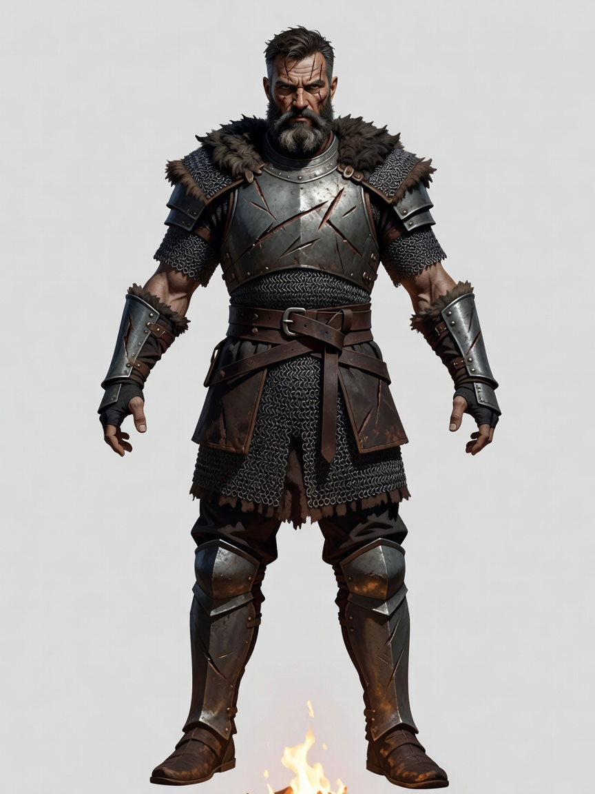 Battle-Scarred Mercenary Concept