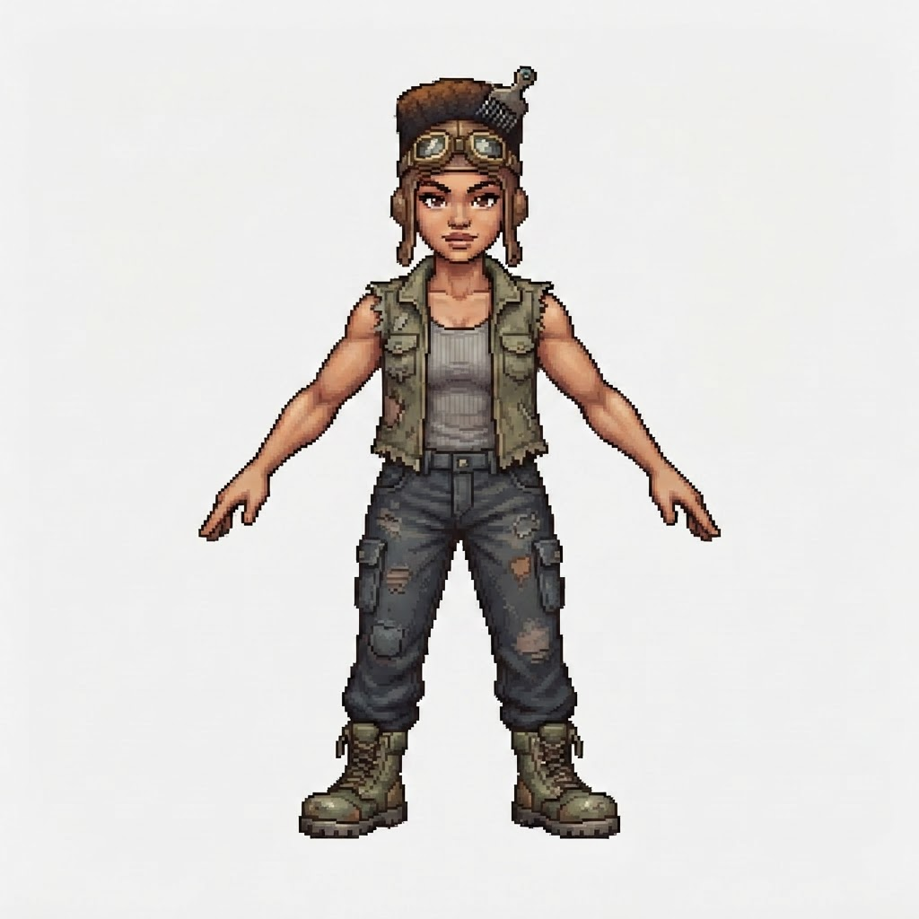 Pixel Streetwear Girl (2)