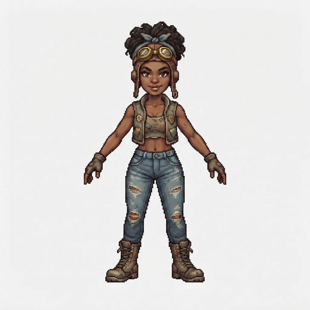 Pixel Streetwear Girl (3)