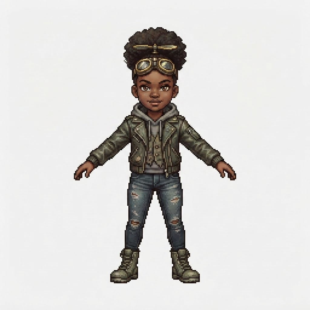 Pixel Streetwear Girl (4)