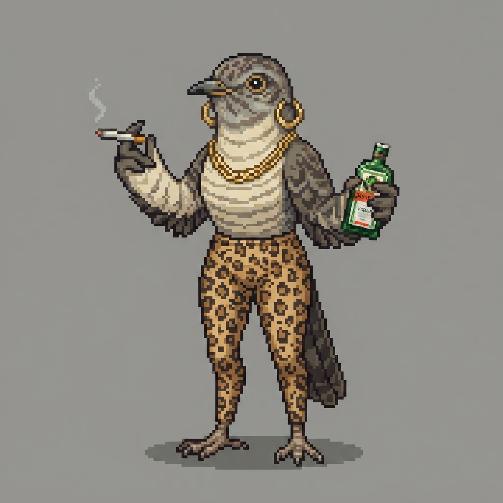 Pixel-art-32bit Female Game Background
