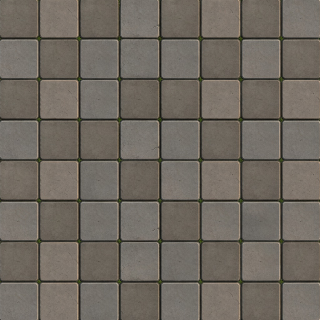 Grid Stone Floor Texture