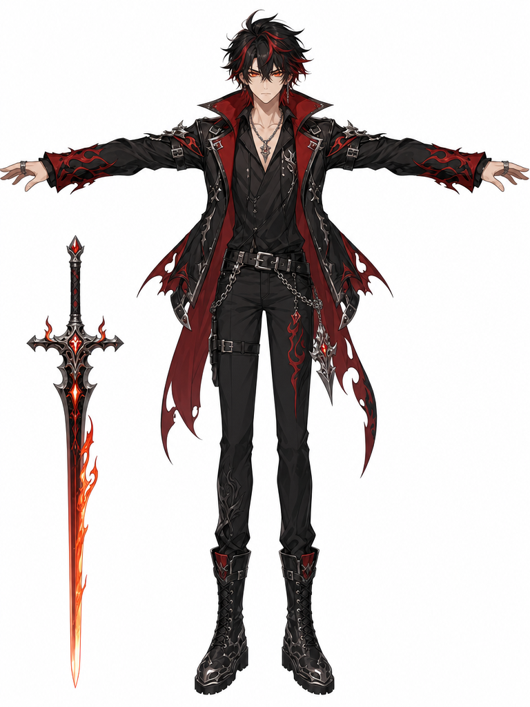 Zero Character Concept - T-Pose (2 / 2)