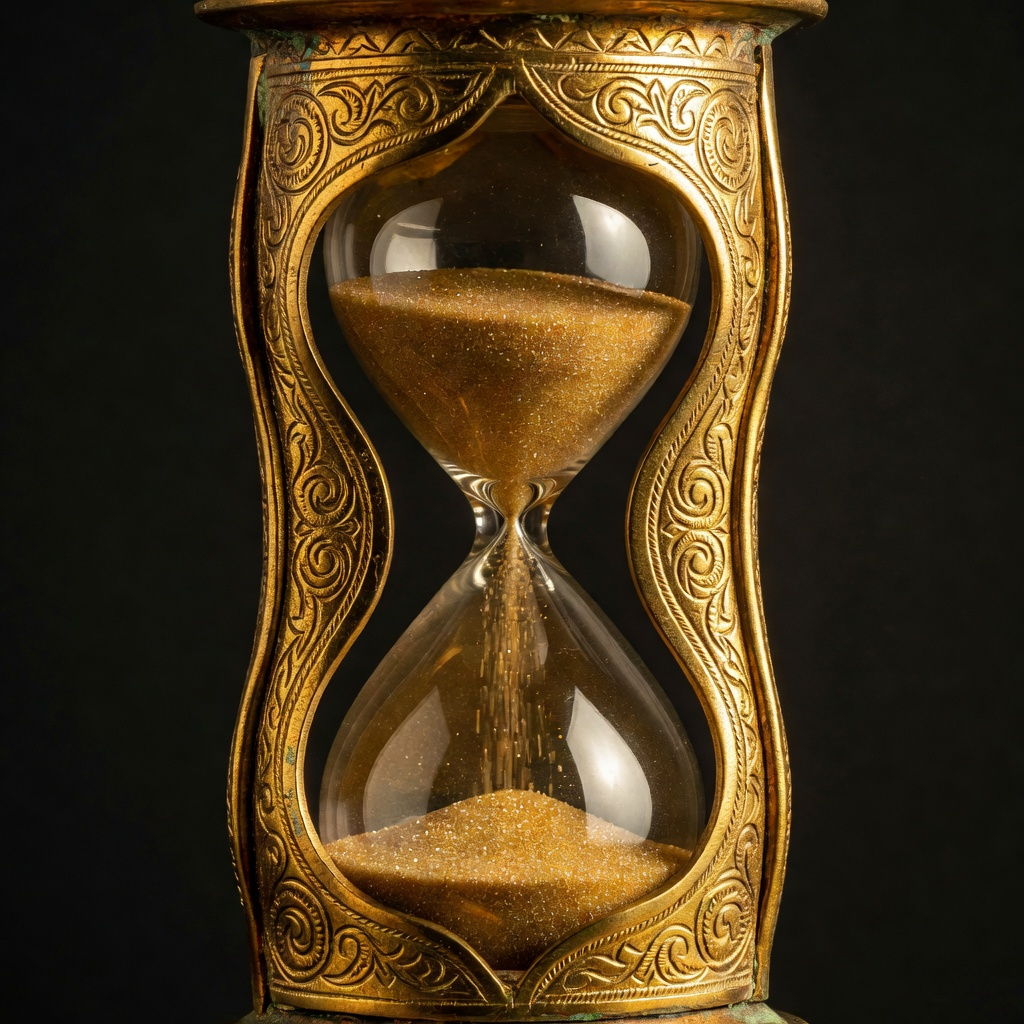 Ancient Golden Sand Hourglass