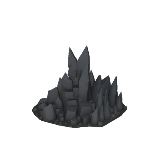Jagged Basalt Rocks