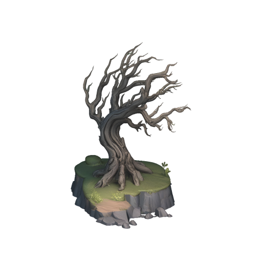 Gnarled Dead Olive Tree