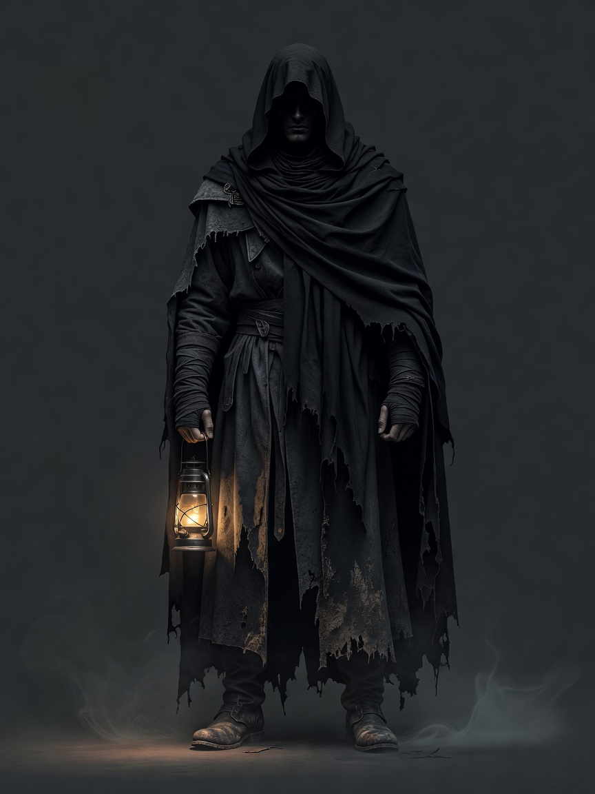 Shadow Lantern Protagonist Concept