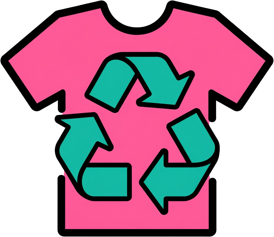Bin Icon - T-Shirt Textile