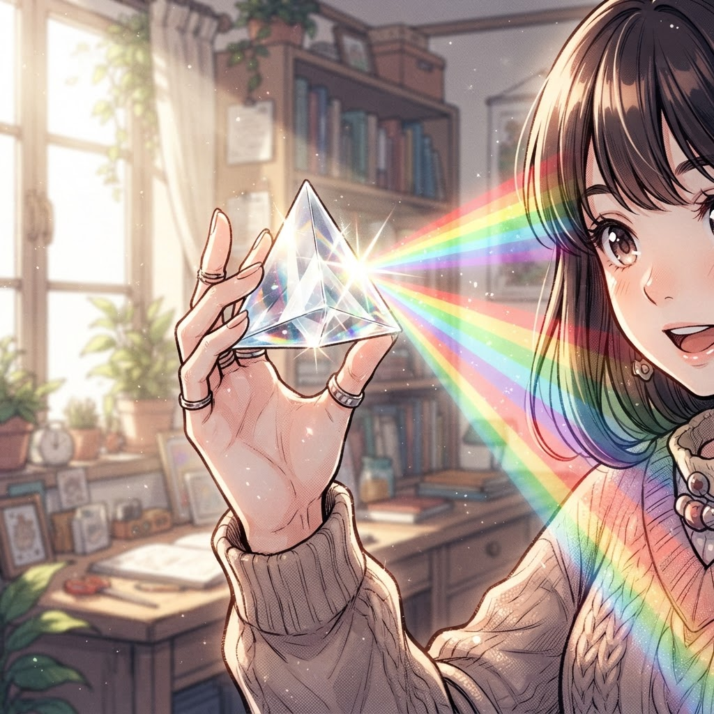 Clear Crystal Prism