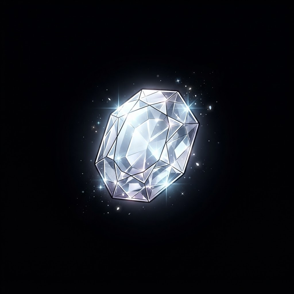 Clear Crystal Gem (4)