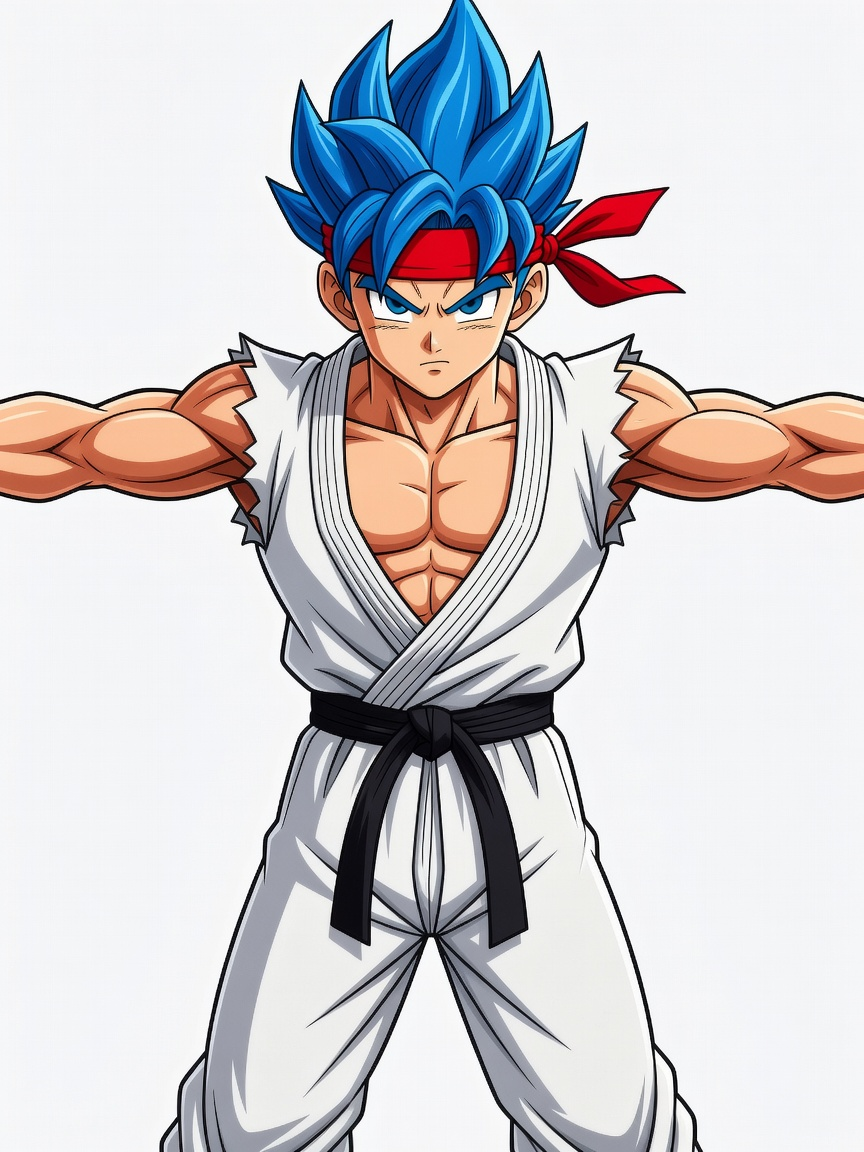 Hero 1 - Blue Fighter