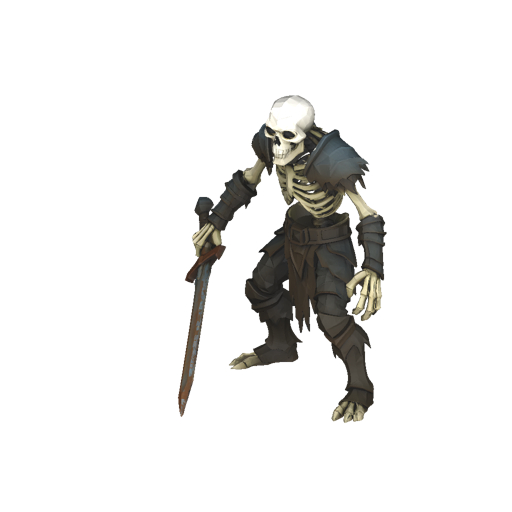 Low-Poly Skeleton Warrior