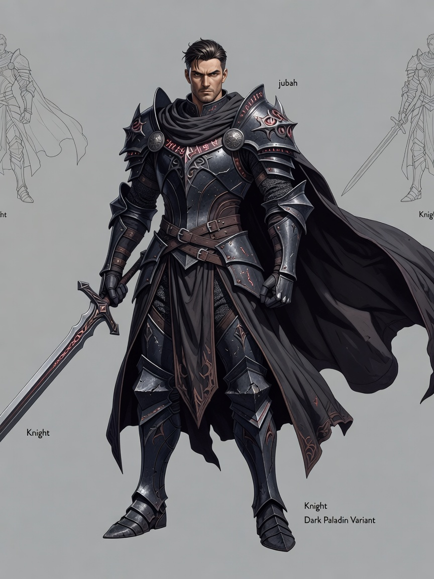 Ksatria Knight Anime Portrait
