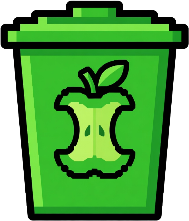 Compost Bin Icon Pixel Art