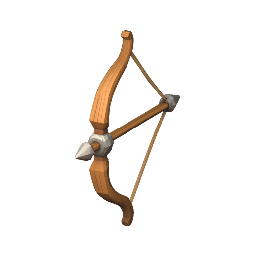 Low-Poly Wooden Bow
