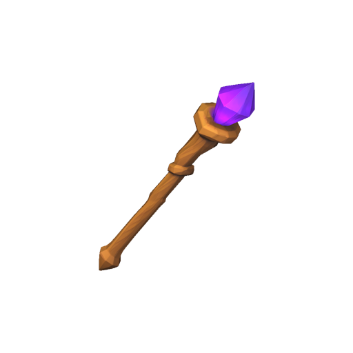 Low-poly Wooden Character Sprite