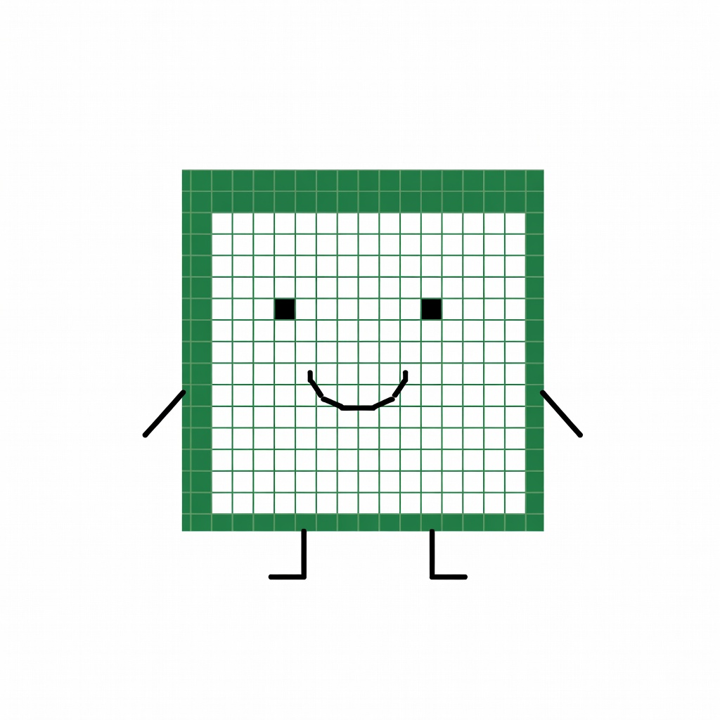 Spreadsheet Character Sprite