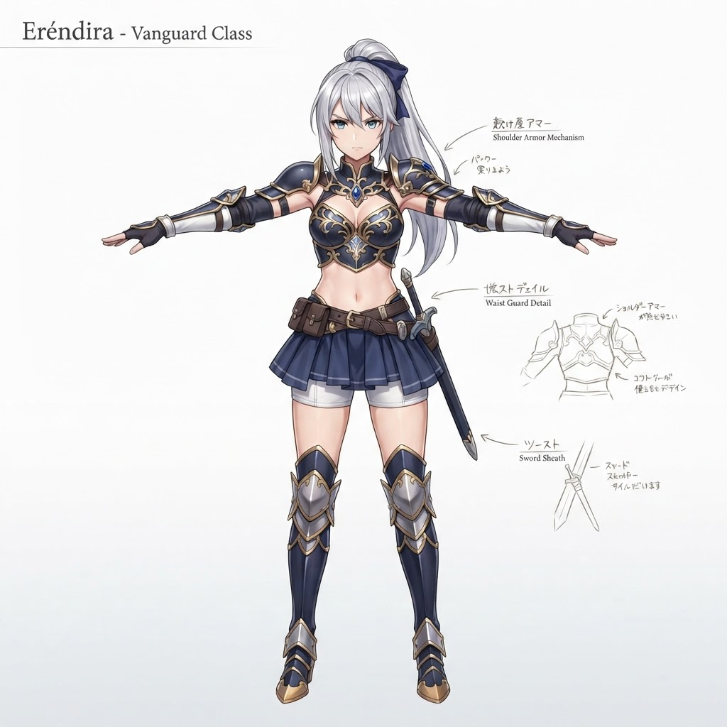 Anime Girl Character Sprite (2)