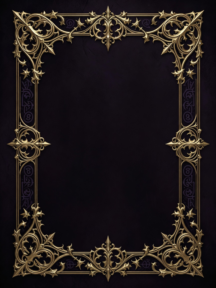 Dark Fantasy Card Frame